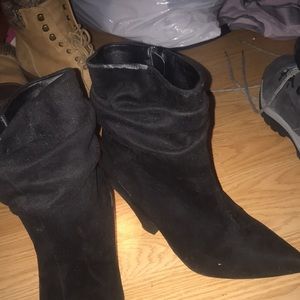 Heeled fashion boots